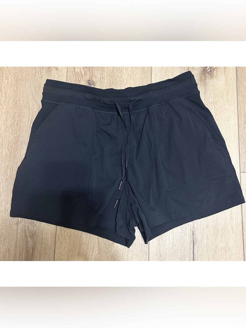 lululemon athletica Black Drawstring Waist Shorts